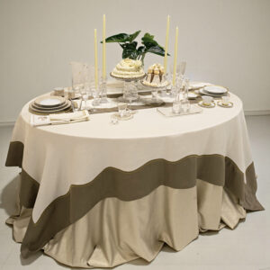 Tovaglia Onde bordo Oro