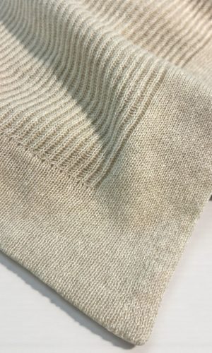 plaid beige dettaglio